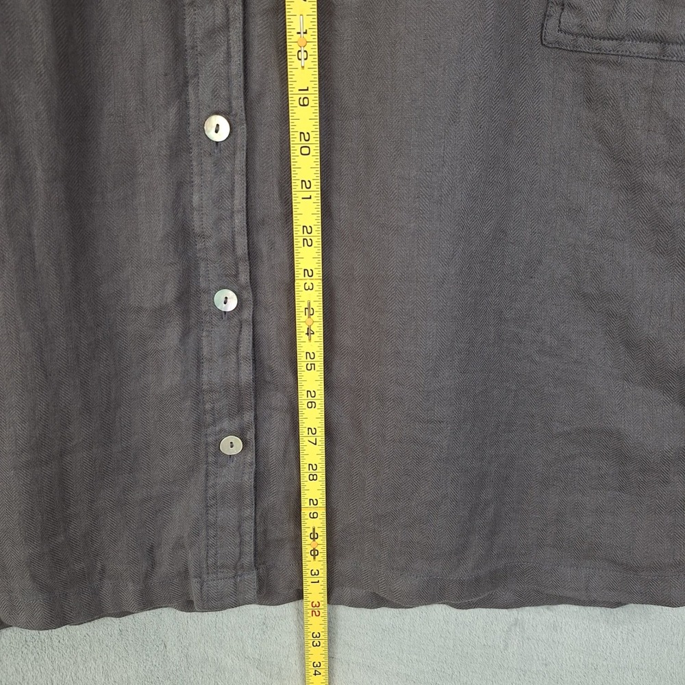 C&C California Skirt XL Linen Cargo Boho Beach Coastal Midi Button Lagenlook - Picture 4 of 7
